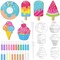 30‑Set Ice Cream Sand Art Kit | DIY Dessert Craft with 23 Colored Sands, Brushes & Frames – Summer Sweet Treat Paintings for Kids’ Educational Learning & Classroom Exchange Gifts